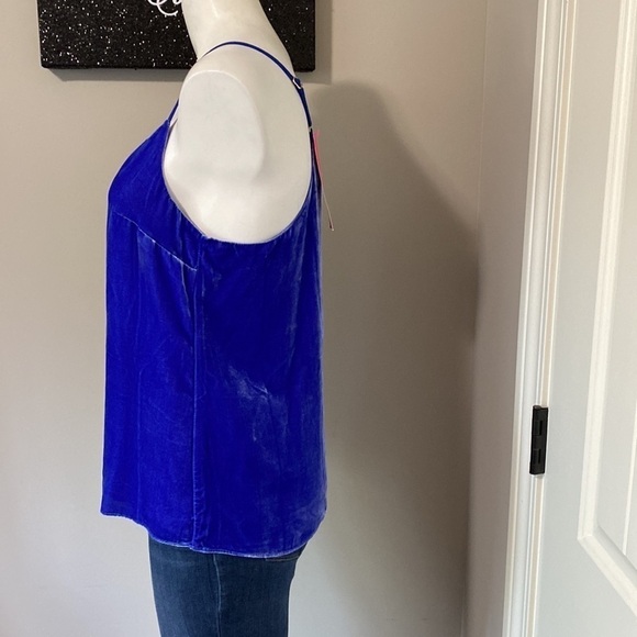 Lilly Pulitzer Tank Top Velvet Dusk Royal Purple Shirt Blouse Sz Small NEW - Picture 5 of 10